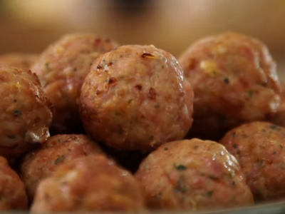 Bolinho de linguiça na airfryer