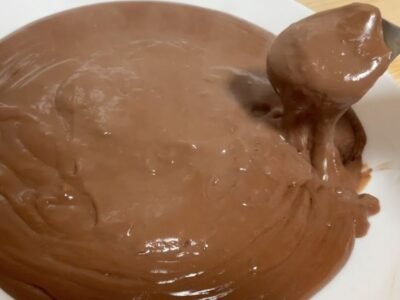 Mingau de chocolate