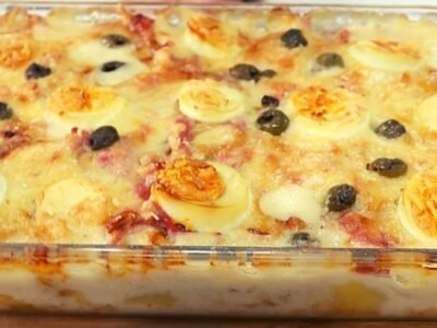 Batata Gratinada à Portuguesa