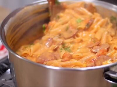 Macarrão Cremoso com Calabresa de Uma Panela Só: Sabor e Praticidade na Sua Mesa