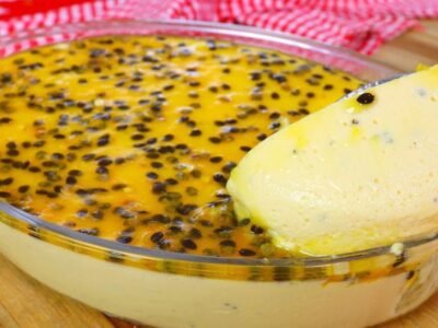 Mousse de Maracujá Deliciosamente Leve e Cremoso