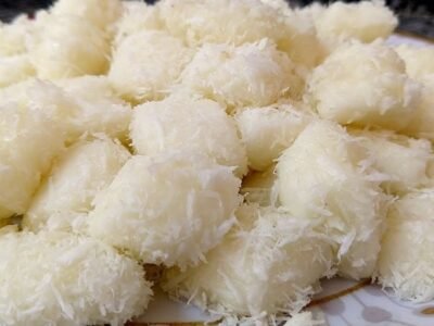 Bala de coco fácil, receita que não vai ao fogo
