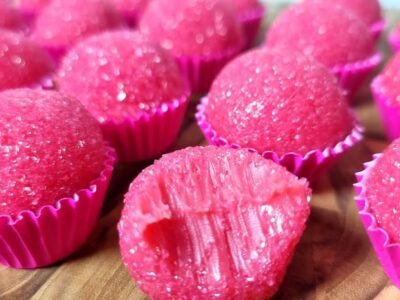 Brigadeiro de Morango da Barbie