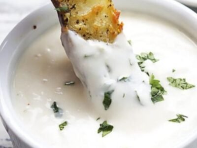 Creme Branco de Alho sem Óleo