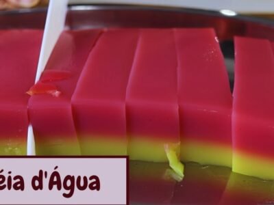 GELÉIA D’ÁGUA – SIMPLES, PRÁTICA E COM APENAS TRÊS INGREDIENTES