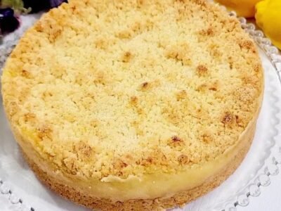 TORTA DE LIMÃO! RECHEIO CREMOSO E COBERTURA CROCANTE – SIMPLES, FÁCIL E DELICIOSA