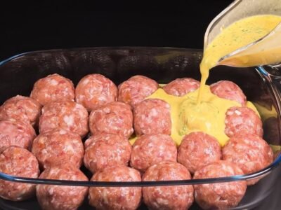 Almôndegas cozidas ao molho no forno, uma receita deliciosa que não precisa fritar