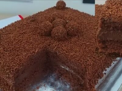 Bolo gelado de brigadeiro, uma receita irresistível e recheada