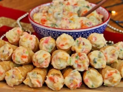 CANUDINHO DE MAIONESE DE BATATA É O APERITIVO PERFEITO PARA TODAS AS OCASIÕES