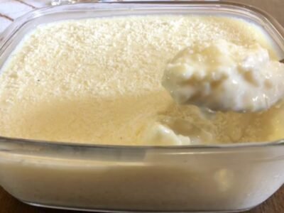 Creme de tapioca com leite de coco e leite condensado é a sobremesa mais fácil da vida