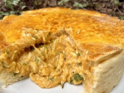 Massa de torta somente 2 ingredientes desmancha na boca