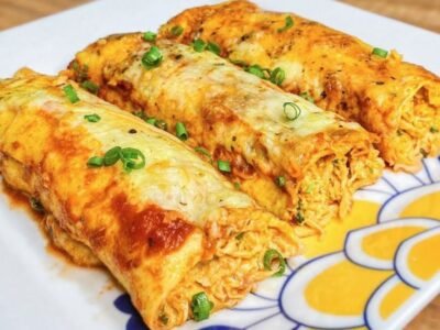 Receita de panqueca de frango deliciosa e fácil