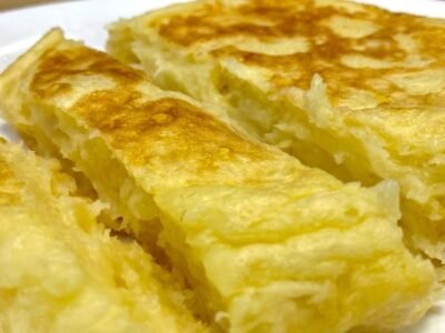 Pãozinho com massa de aipim, sem trigo, feito na frigideira