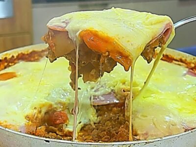 Lasanha de Frigideira Gourmet: A Perfeição que Não Precisa de Forno e Faz Sucesso em Minutos!