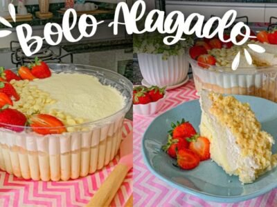 Receita Super Fácil de Bolo Alagado 4 Leites: Sabor e Textura Que Encantam!