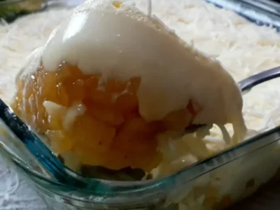 Delícia de Abacaxi com Coco Cremoso: Uma Sobremesa Geladinha e Sem Gelatina