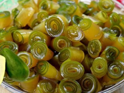 Doce de Mamão Enroladinho
