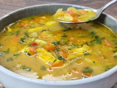 Sopa para quem está com diarreia